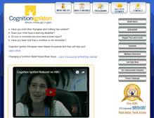 Tablet Screenshot of cognitionignition.com